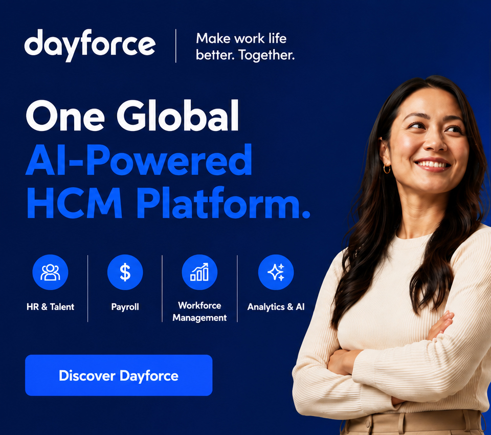 Dayforce web ad Global AI-Powered HCM Platform